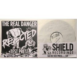 The Real Danger - Down and out LP - Rejected TEST PRESS